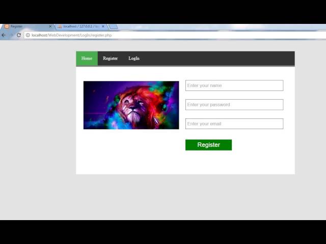 PHP LogIn/Sign up Made secure by using Session..