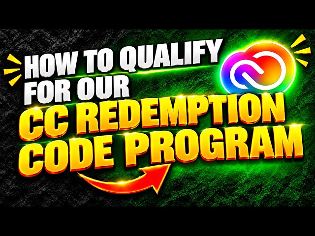 Adobe Stock CC Redemption Code Program 2026 | How to Qualify !!
