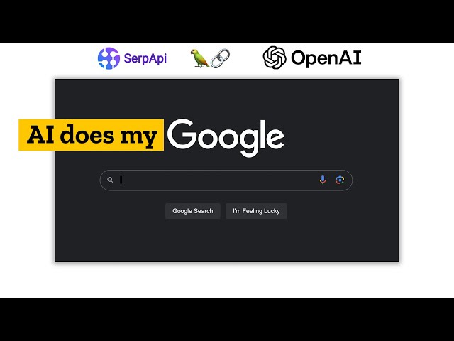 Using an AI agent to do your google searching
