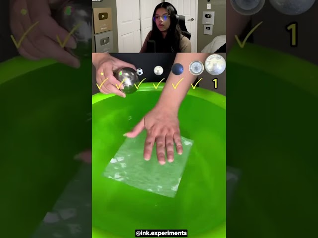 How Much Paper Does It Take to Make It Float? 😱 @Ink.Experiments