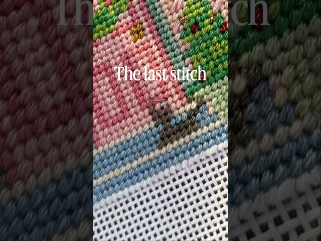 The last stitch!