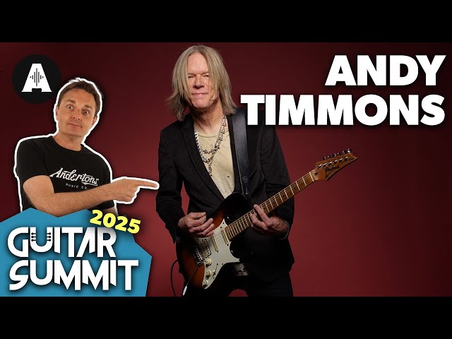 Andy Timmons Interview - Guitar Summit 2025 Live Stream | Andertons Music Co.