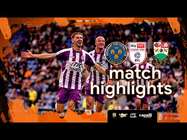 Match Highlights | Shrewsbury Town 1-3 Barnet FC