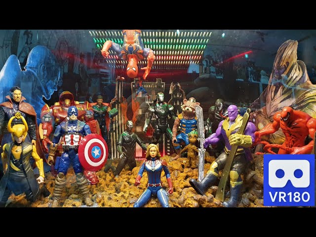 3D 180VR 4K Marvel Avengers Superhero Spider-man Captain America Ironman Thor Dr Stranger in TV
