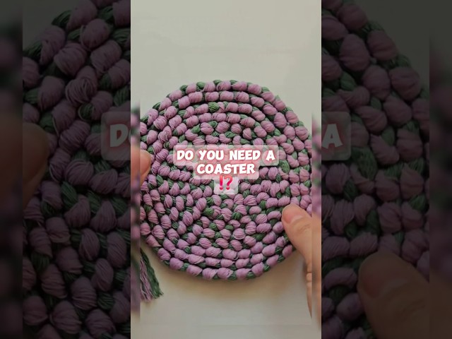 #easymacrame #macramecoaster #macrame #macrametutorial #diy #handmade #diycoasters #crochet #knot
