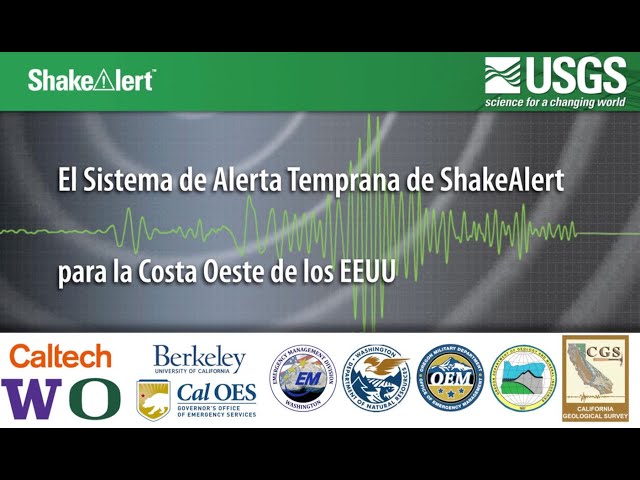ShakeAlert—Sistema de alerta temprana de terremotos
