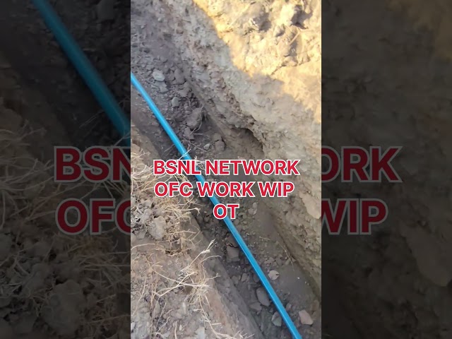 BSNL NETWORK OFC WORK WIP #bsnlnetwork #todayshorts #viralvideo #networking Telecom