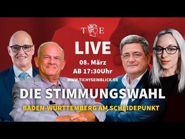 Die Stimmungswahl: Baden-Württemberg am Scheideweg | Live Wahlberichterstattung ab 17:30