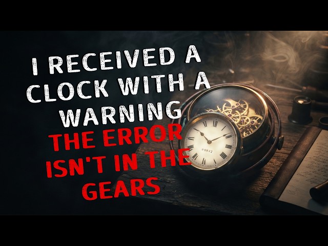 I Received a Clock with a Warning  The Error Isn't in the Gears