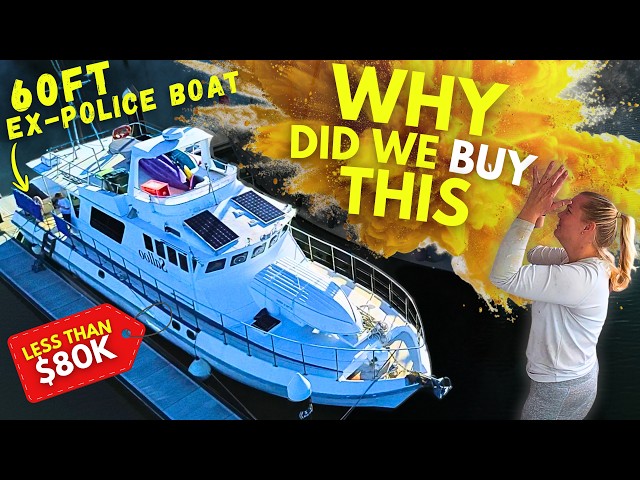 We Bought an Ex-Police Boat on eBay for Less than $80K… HERE'S WHY [Ep.201]