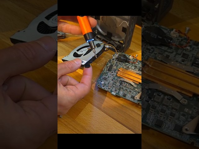 Nuc Box Fan replacement #shorts #computerhardware #pcbuild #intel #minilab #server  #minipc #minipc