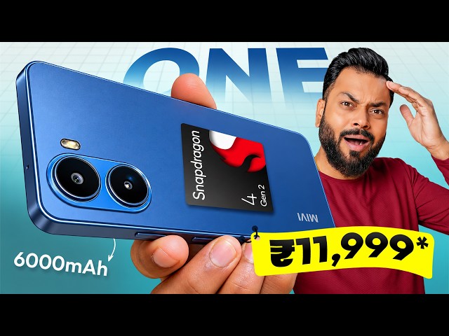 Mivi One 5G Unboxing & First Look ⚡120Hz, Snapdragon 4 Gen 2, 6000mAh @11,999*