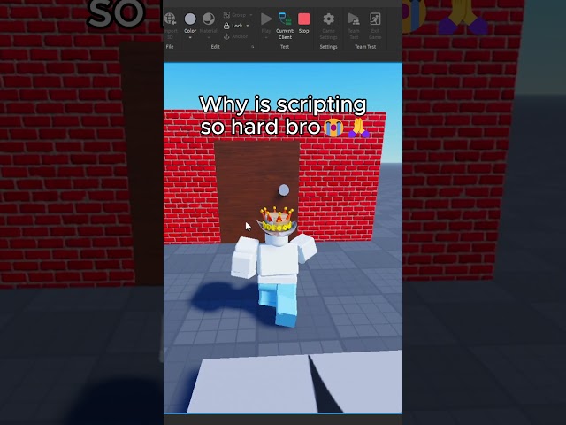 Why is scripting so hard bro?🙏😭 #roblox #robloxstudio #robloxmeme