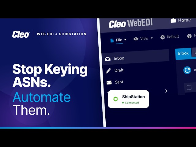 Cleo WebEDI Portal Demo Session 5—ShipStation Integration