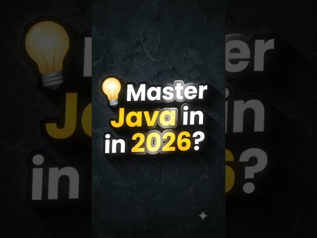 Stop Struggling with Java! Master These Core Concepts 🔥