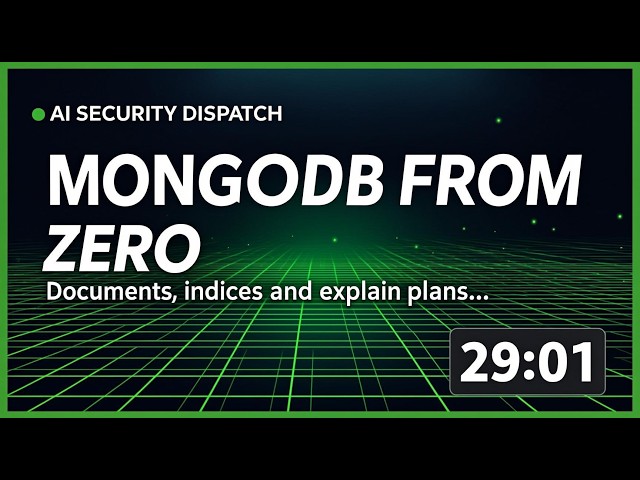 MongoDB From Zero — Documents, Indices and Explain Plans, Explained by Building One