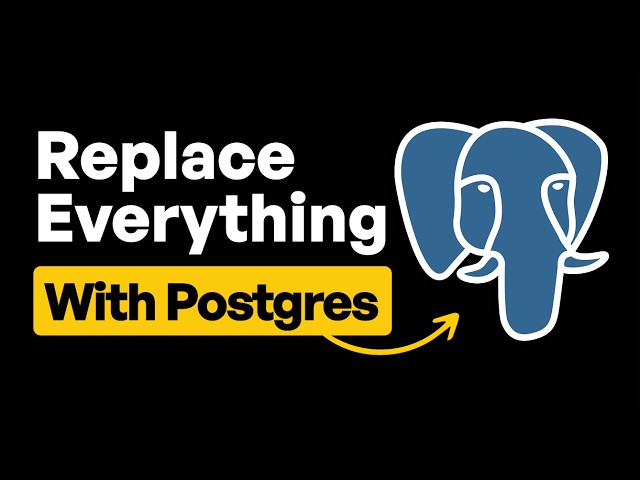 I replaced my entire tech stack with Postgres