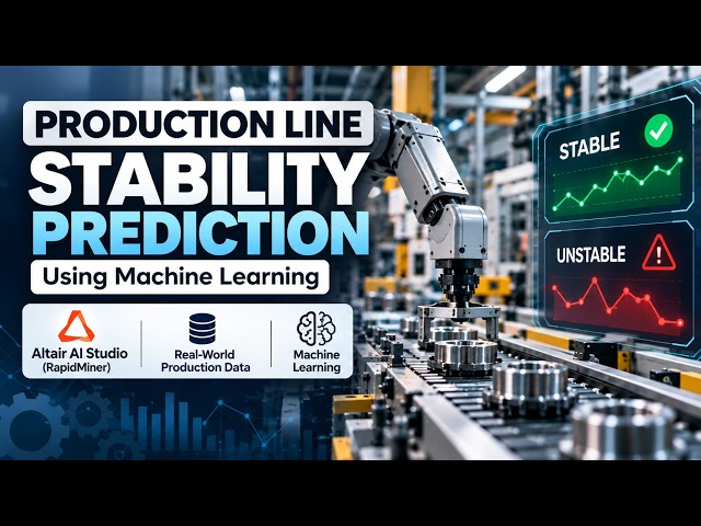 Production Line Instability Detection Using Machine Learning | Random Forest | Altair AI Studio