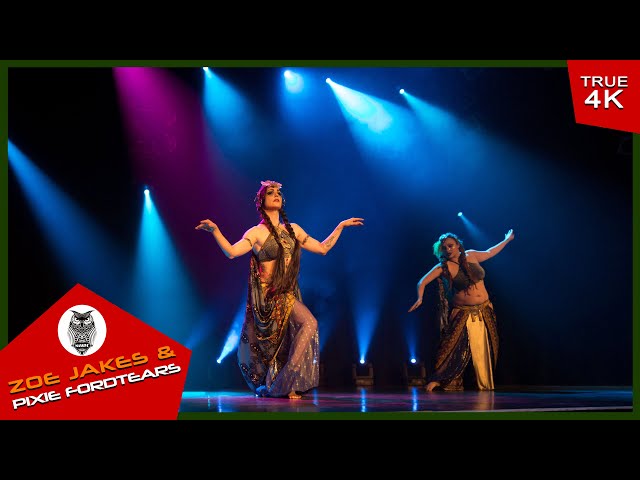 Zoe Jakes & Pixie Fordtears TRIBAL FUSION Bellydance @ The Massive Spectacular! {NEW} 4K
