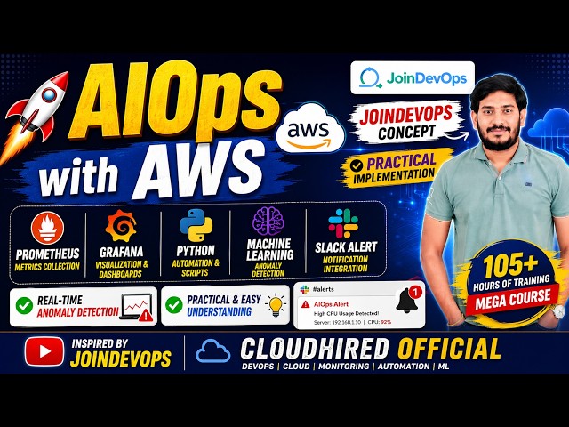 AIOps Real-Time CPU Anomaly Detection using Prometheus Grafana Python & Machine Learning | Telugu