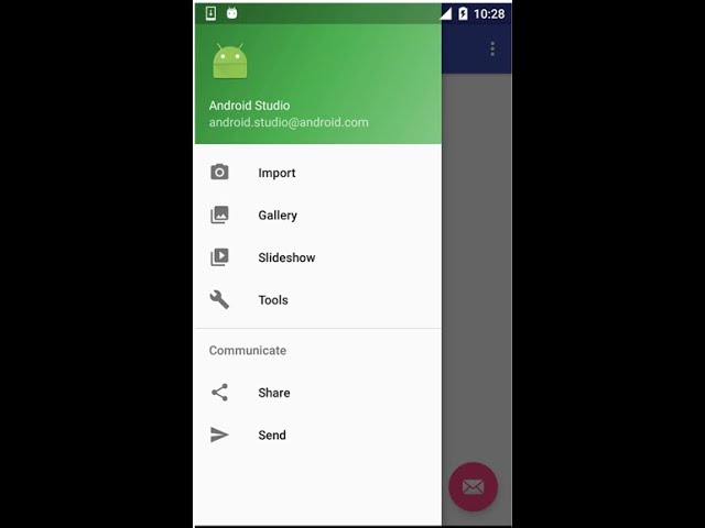 Navigation Drawer in Androidx Tutorial