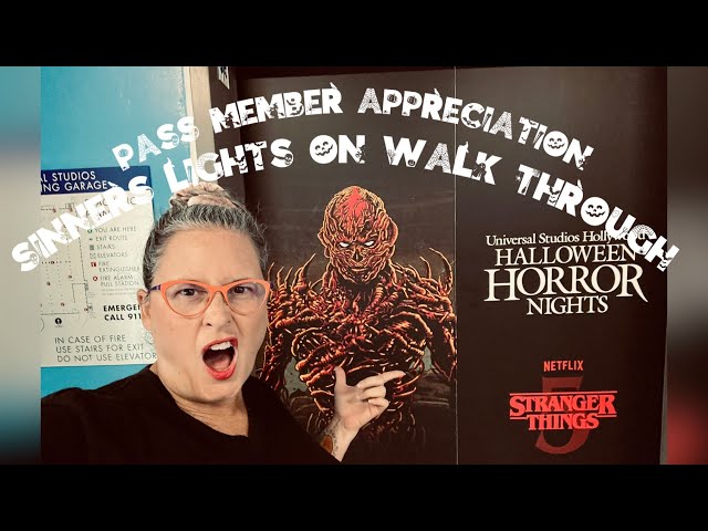 Pass Member Appreciation Sinners Walk Through 