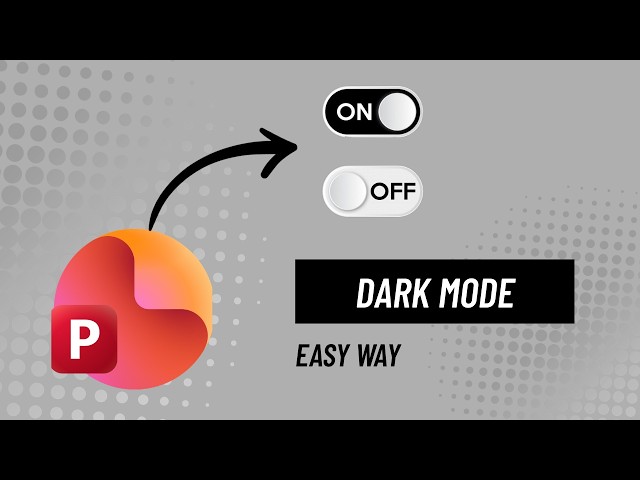 How to Enable Dark Mode in PowerPoint