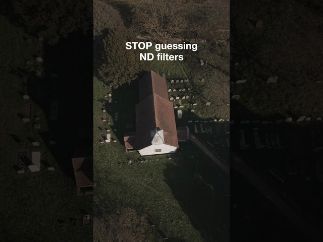 STOP guessing ND filters #shorts #drone #ndfilters #djitips #cinematic