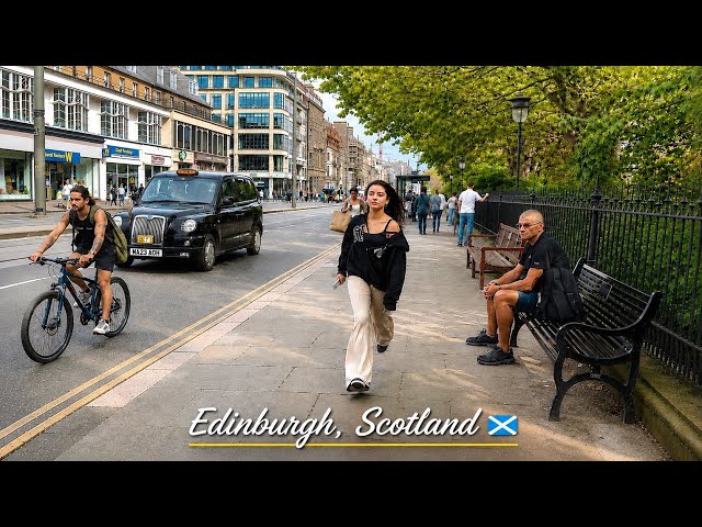 Edinburgh Princes Street Finally Reopens After the Devastating Fire | Scotland Walking Tour 4K. 