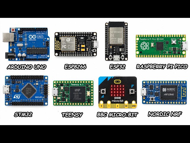 Every Type of Microcontroller Explained in 12 Minutes!