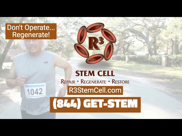 Run Away from Surgery and Towards Regenerative Stem Cell Therapy