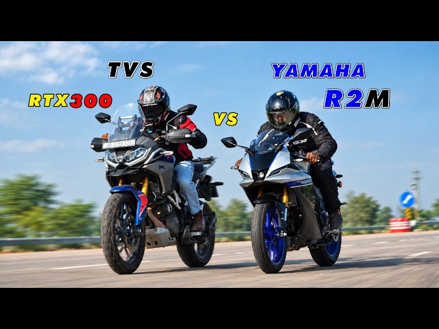 YAMAHA R2M vs TVS APACHE RTX 300 Drag Race 🔥 The Result Was UNEXPECTED!