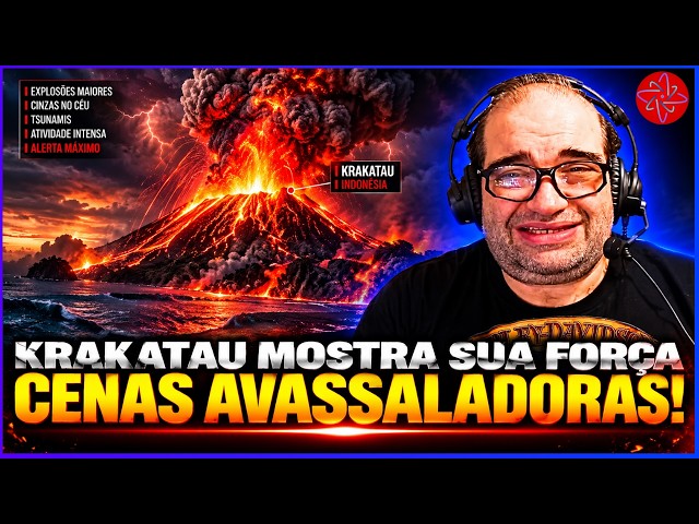 ANAK KRAKATAU SEEN ERUPTING IN STUNNING FOOTAGE - MOMENT OF EXPLOSION