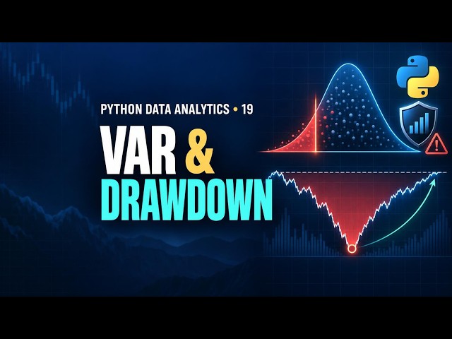 Python Data Analytics #19: Value-at-Risk & Drawdown Analysis in Python