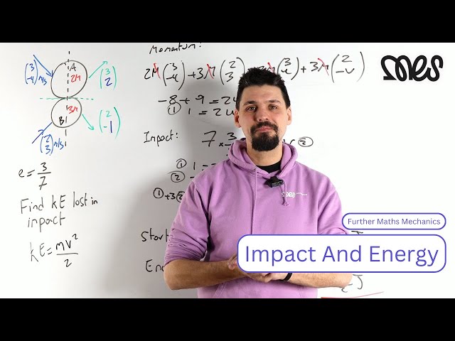 Can You Do This Impact And Energy Question? | A Level Further Maths Mechanics