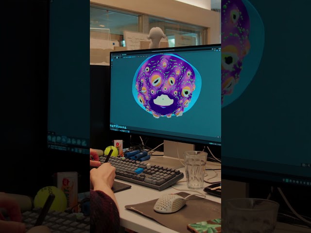 https://studio.blender.org #b3d #blenderstudio #singularity #shading #jellyfish #cosmic