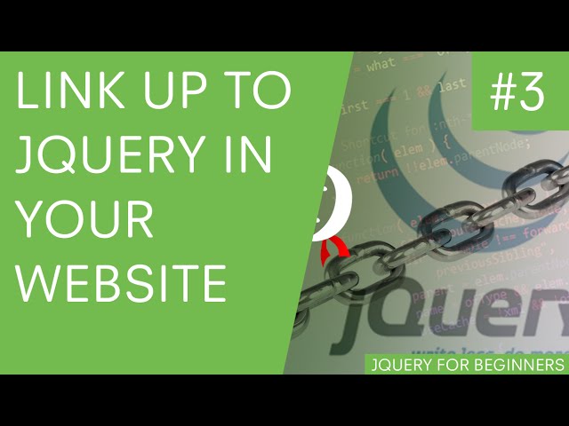jQuery Tutorial for Beginners #3 - How to Use jQuery in Your Website