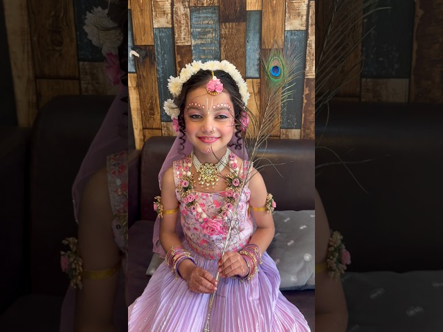 A dreamy Korean-inspired Radha look, created with love and grace. Makeup transformation
