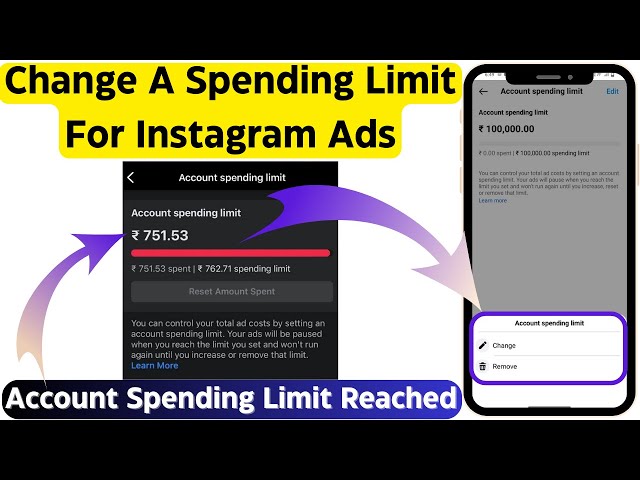 Account Spending Limit Reached Instagram | How To Change A Spending Limit For Instagram Ads