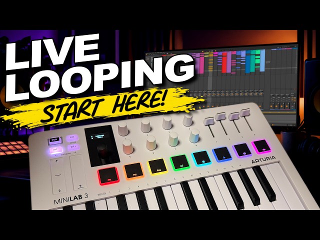 Live Looping with MiniLab 3 + Ableton Live Lite | Beginner Tutorial
