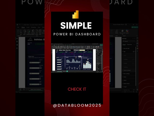 Modern Sales Dashboard in Power BI (New!) #shorts #powerbi #businessintelligence