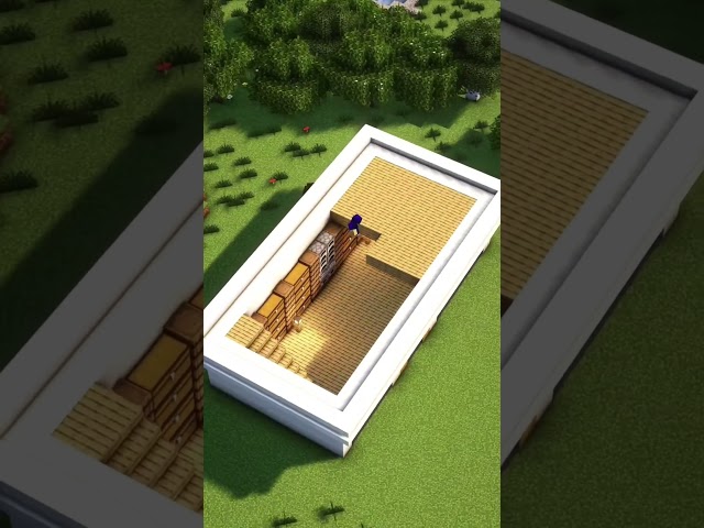 Easy 10x20 Modern House Tutorial in Minecraft! 🏡 #shorts #minecraft