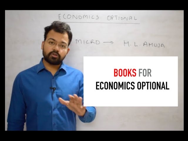 Important Books For UPSC Economics Optional | Sanat Sir | Ecoholics