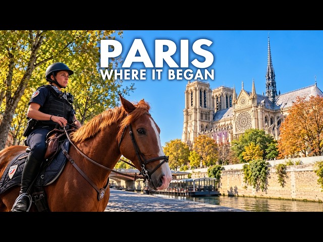 Where Was Paris Born? 🇫🇷 | Île de la Cité, Notre-Dame & Île Saint-Louis (4K Paris Walk)