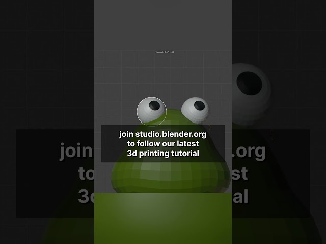 https://studio.blender.org #b3d #3dprinting #yulefrog