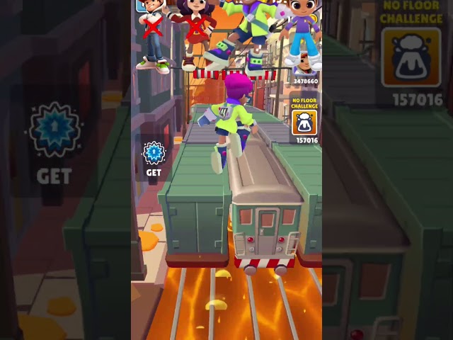 #subwaysurfers  Kooply run 🆚 Tom gold run 🆚 Subway Princes 🆚 Rail rush #shorts #ytshorts