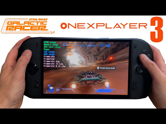 Star Wars Galactic Racer - OneXPlayer 3 Benchmark ( Intel b390 )