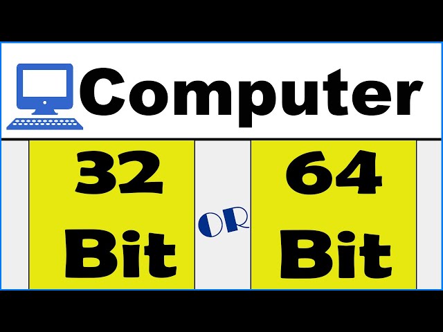 How to Check Computer Bit 32 or 64