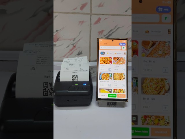Restaurant POS (Android App) with KOT Print, Invoice Print, Tax Report (Source Code in Flutter)