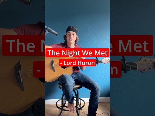 How to play “The Night We Met” 🎸 #shorts #learnguitar #guitarlesson
